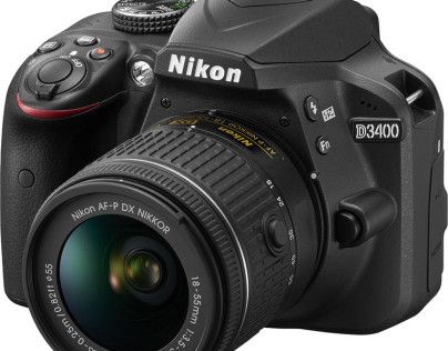 دوربین عکاسی نیکون Nikon D3400 Kit 18-55mm f-3.5-5.6 G VR